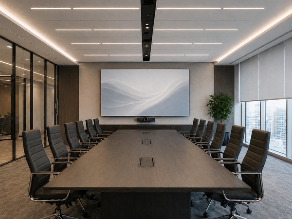 Projetos audiovisuais para empresas e salas de reunião